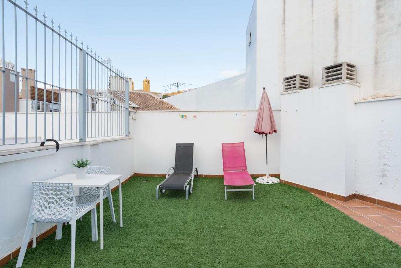 Atico Centro Historico A/C Bbq Wifi Leilighet Málaga Eksteriør bilde